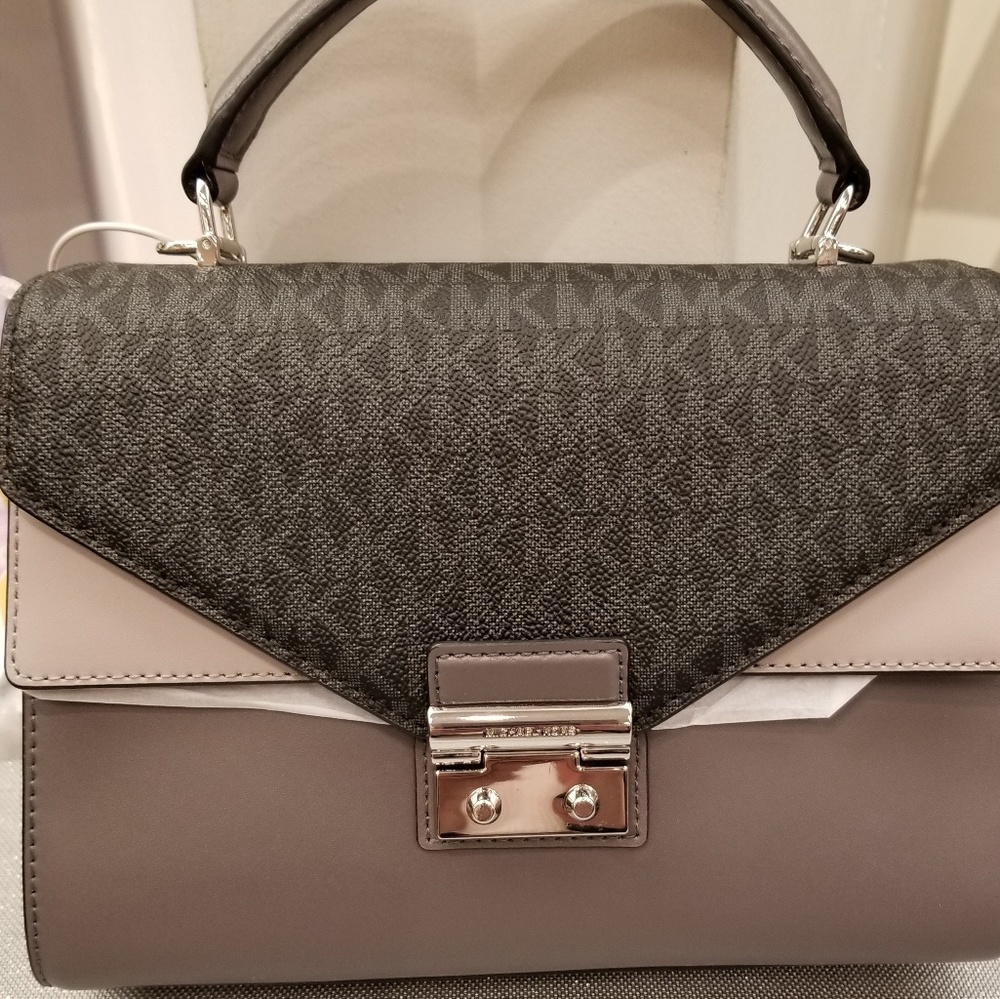 NEW MICHAEL Michael Kors Top-Handle Satc - Picture 4 of 8